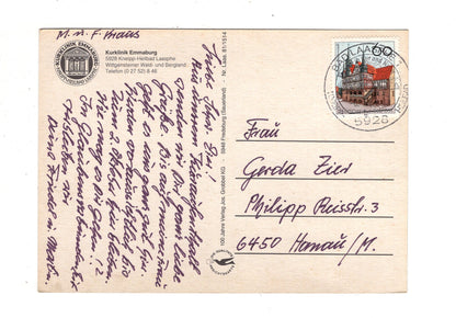 Ansichtskarte Bad Laasphe / Kurklinik Emmaburg / I1-66