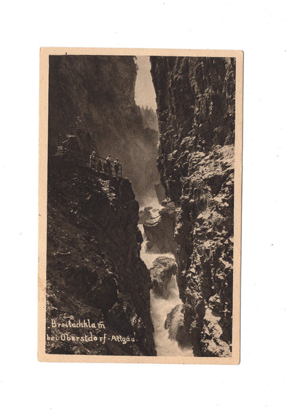Ansichtskarte Breitachklamm bei Oberstdorf / Allgäu