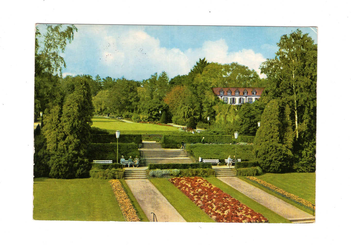 Ansichtskarte Bad Meinberg / Berggarten