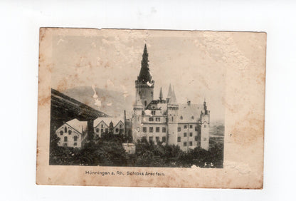 Ansichtskarte Hönningen am Rhein / Schloss Arenfels - 1906