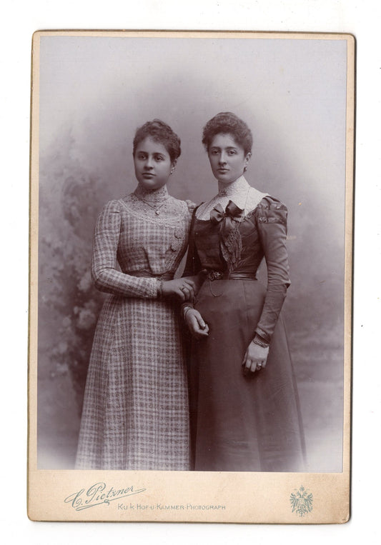 Fotografie Feine Damen / benannt - Wien 1897 / CAB W-19