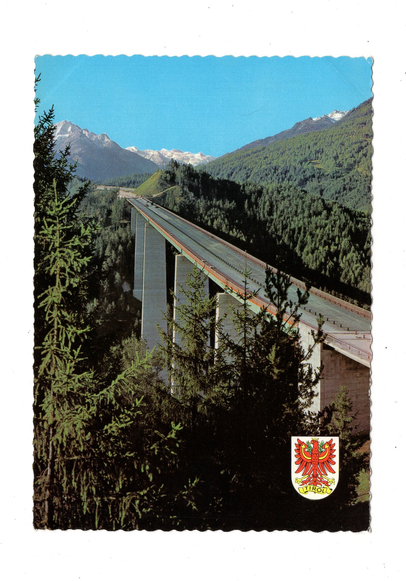 Ansichtskarte Europabrücke / Brennerautobahn / Tirol / Österreich