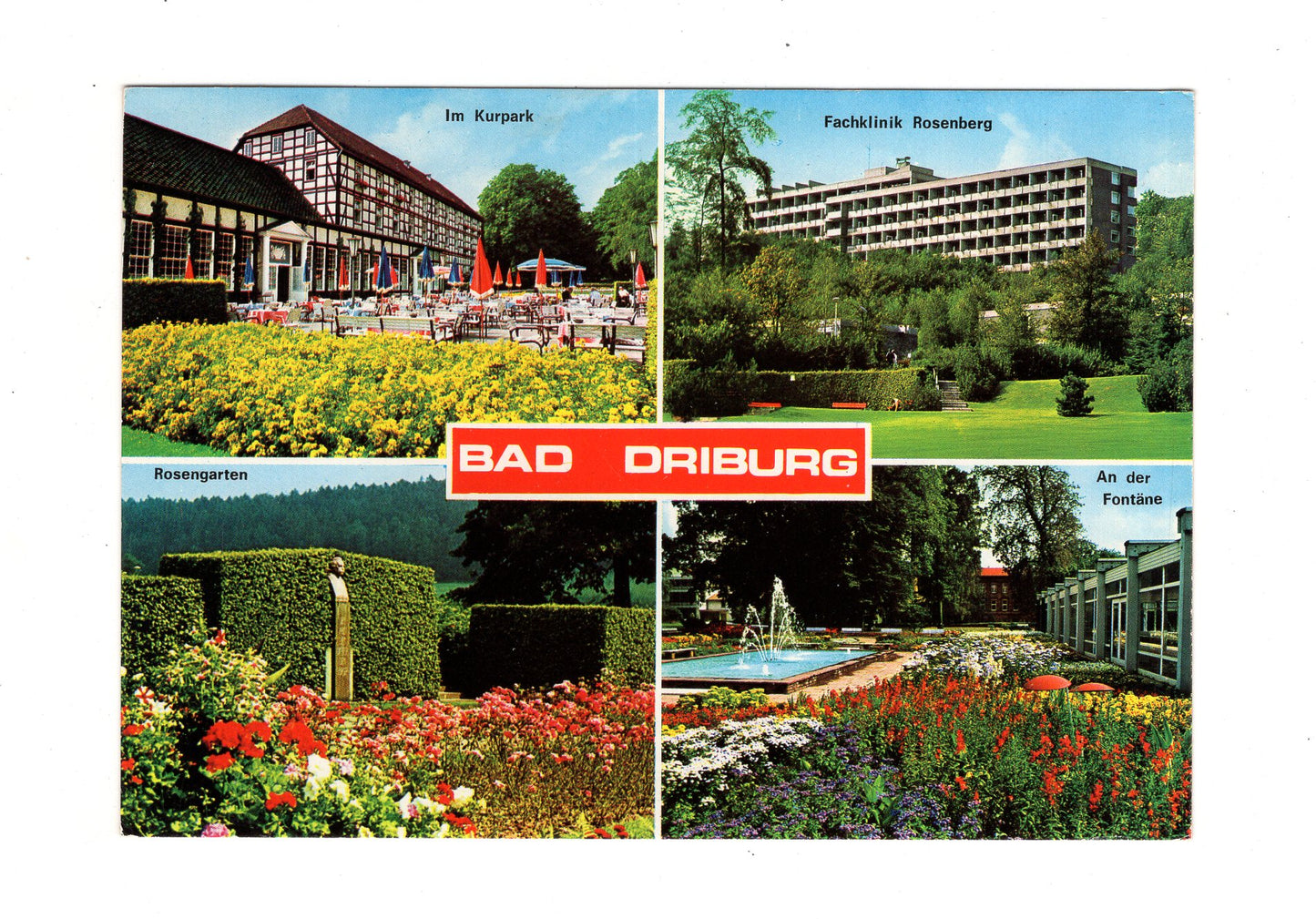 Ansichtskarte Bad Driburg / Westfalen / Fachklinik Rosenberg +++