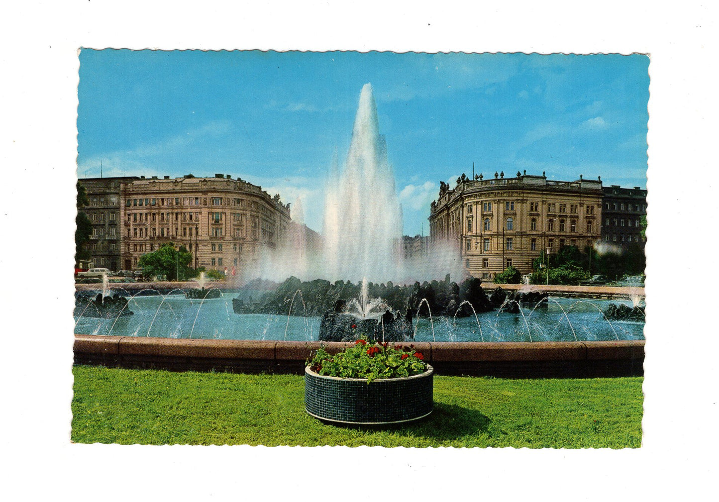 Ansichtskarte Wien / Schwarzenbergplatz / Brunnen / Österreich