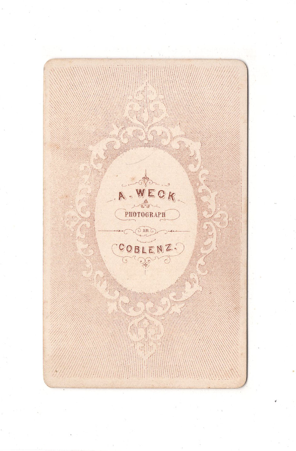 Fotografie Herrenportrait - Koblenz 1860er / CDV C1-19