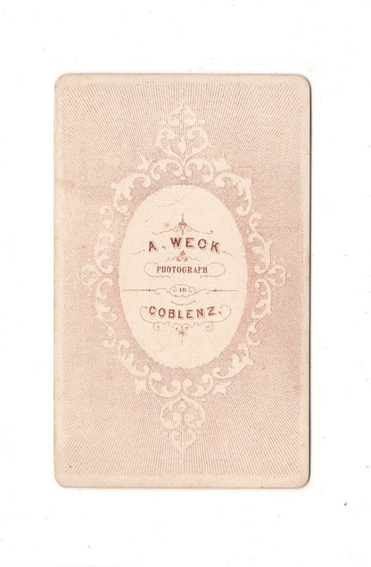 Fotografie Herrenportrait - Koblenz 1860er / CDV C1-19