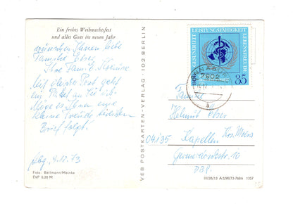 Ansichtskarte Feiertage / Frohe Weihnachten / K1-59