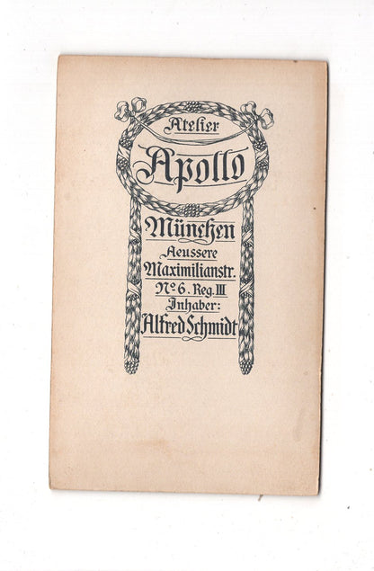 Fotografie Schönes Kinderbild / Baby - München 1900er / CDV N1-07