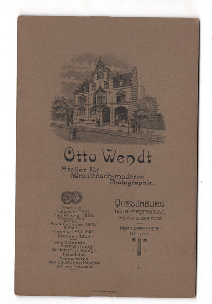 Fotografie Feines Paar - Quedlinburg 1900er / CAB X-34