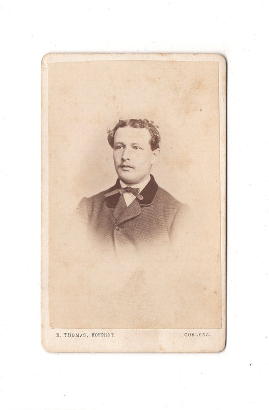 Fotografie Herrenportrait - Koblenz 1860er / CDV C1-19