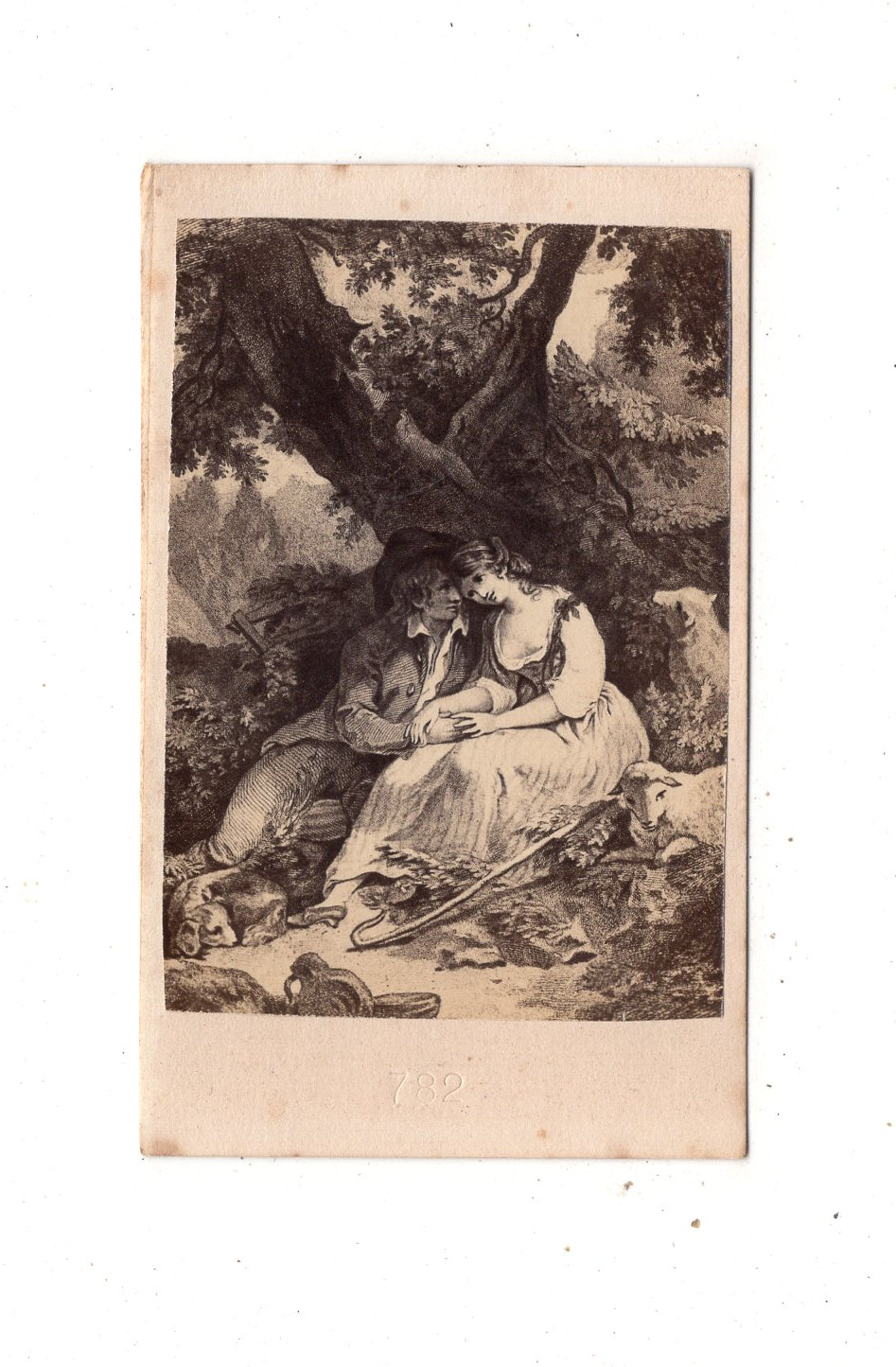 Fotografie Kunst / Verliebtes Paar - 1870er