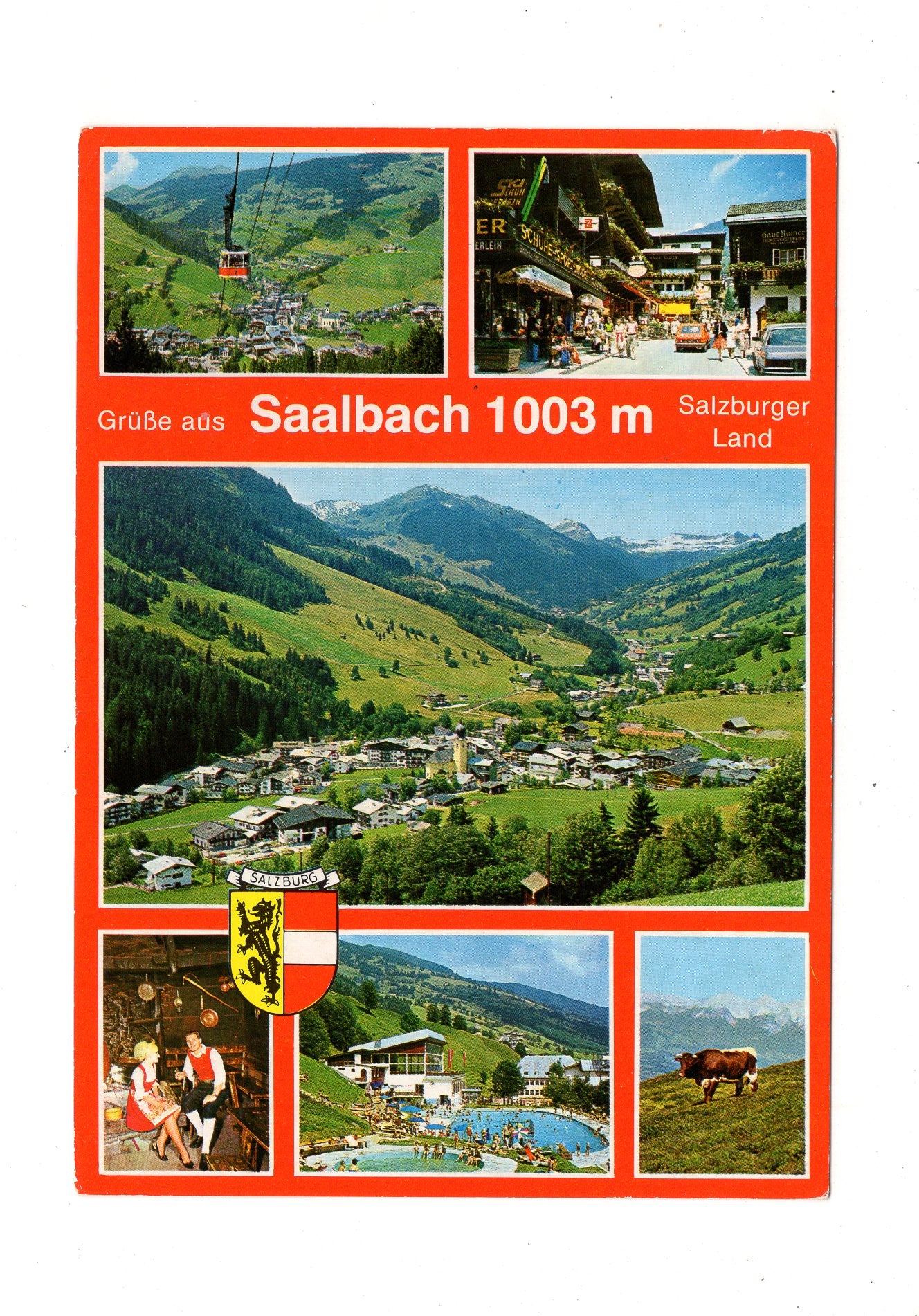 Ansichtskarte Saalbach / Salzburger Land / Österreich