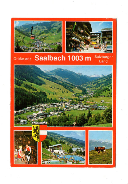 Ansichtskarte Saalbach / Salzburger Land / Österreich