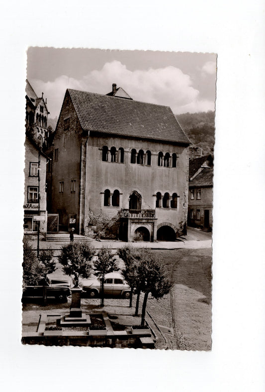Ansichtskarte Gelnhausen / Romanisches Haus