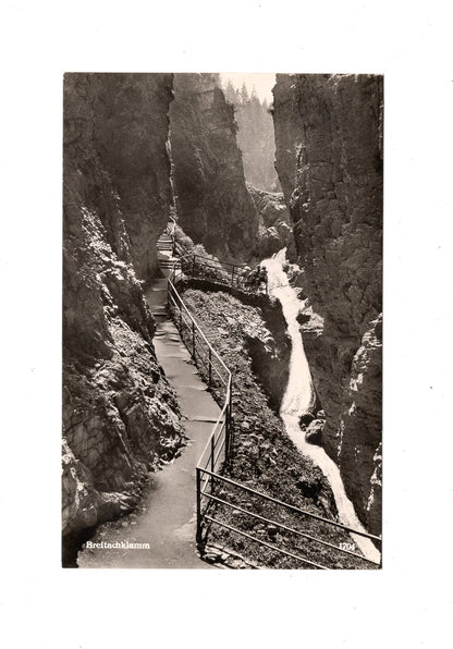 Ansichtskarte Breitachklamm bei Oberstdorf / Allgäu