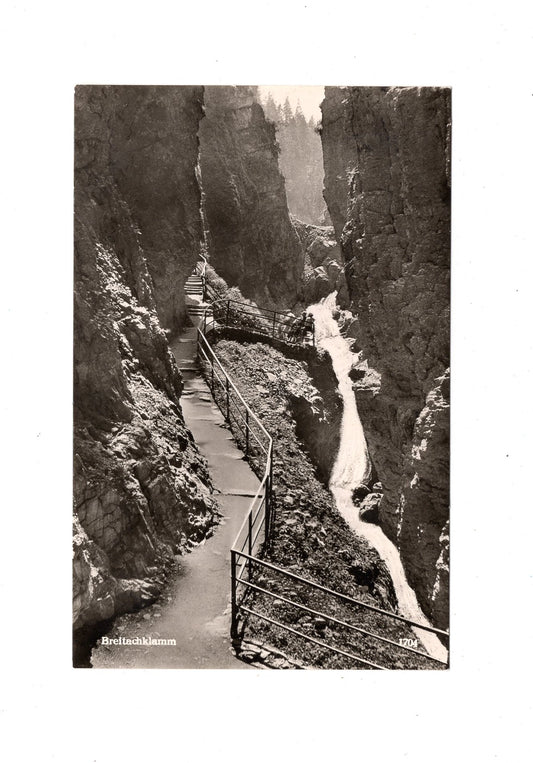 Ansichtskarte Breitachklamm bei Oberstdorf / Allgäu