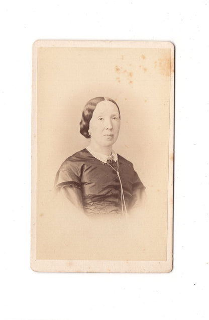 Fotografie Damenportrait - Heidelberg  1860er / CDV C1-01