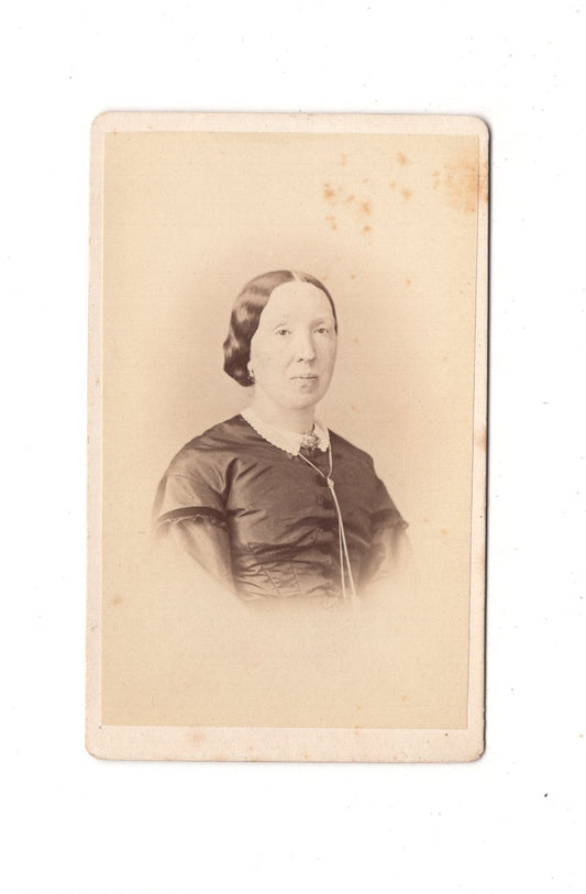 Fotografie Damenportrait - Heidelberg  1860er / CDV C1-01