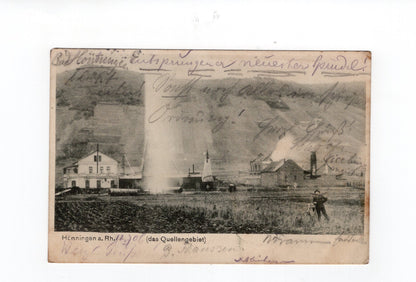 Ansichtskarte Hönningen am Rhein / Das Quellengebiet - 1906