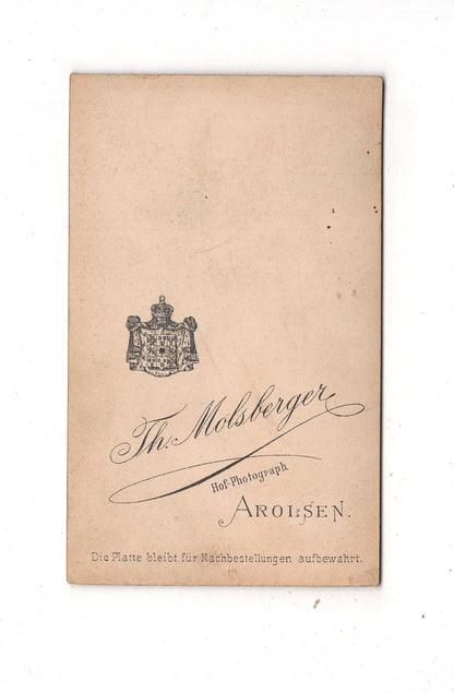 Fotografie Schönes Kinderbild / Baby - Arolsen 1890er / CDV N1-07