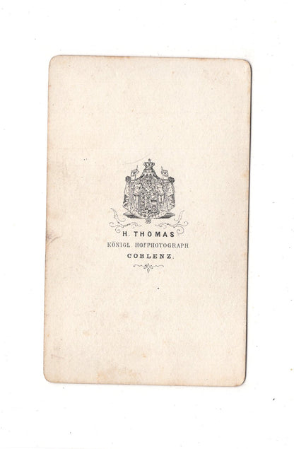 Fotografie Herrenportrait - Koblenz 1860er / CDV C1-19