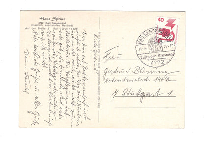 Ansichtskarte Haus Sprute / Bad Sassendorf