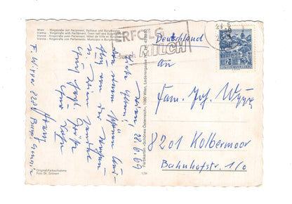 Ansichtskarte Wien / Ringstraße mit Parlament +++/ Österreich