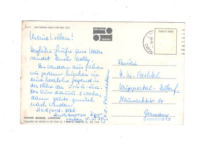 Ansichtskarte London / Tower Bridge / England / M1-67