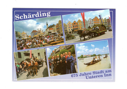 Ansichtskarte 675 Jahre Stadt Schärding am Inn / Österreich