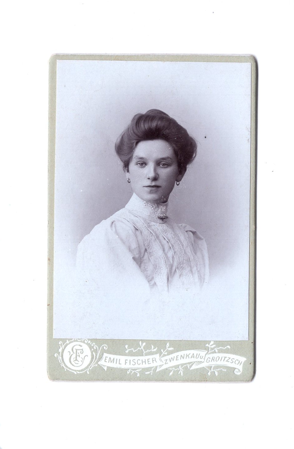 Fotografie Damenportrait - Zwickau & Groitzsch 1890er