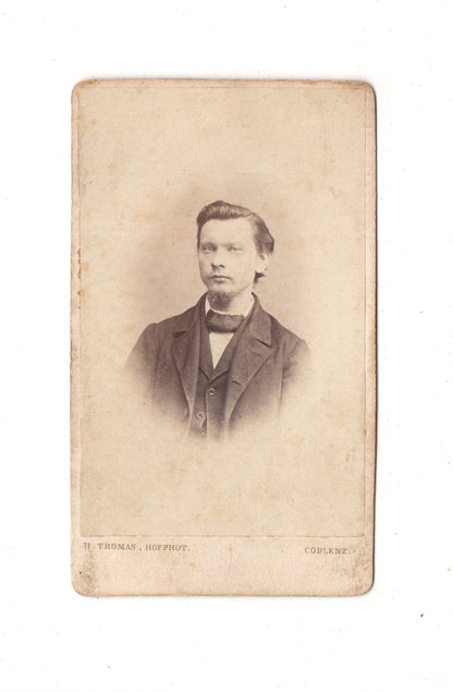 Fotografie Herrenportrait - Koblenz 1860er / CDV C1-19