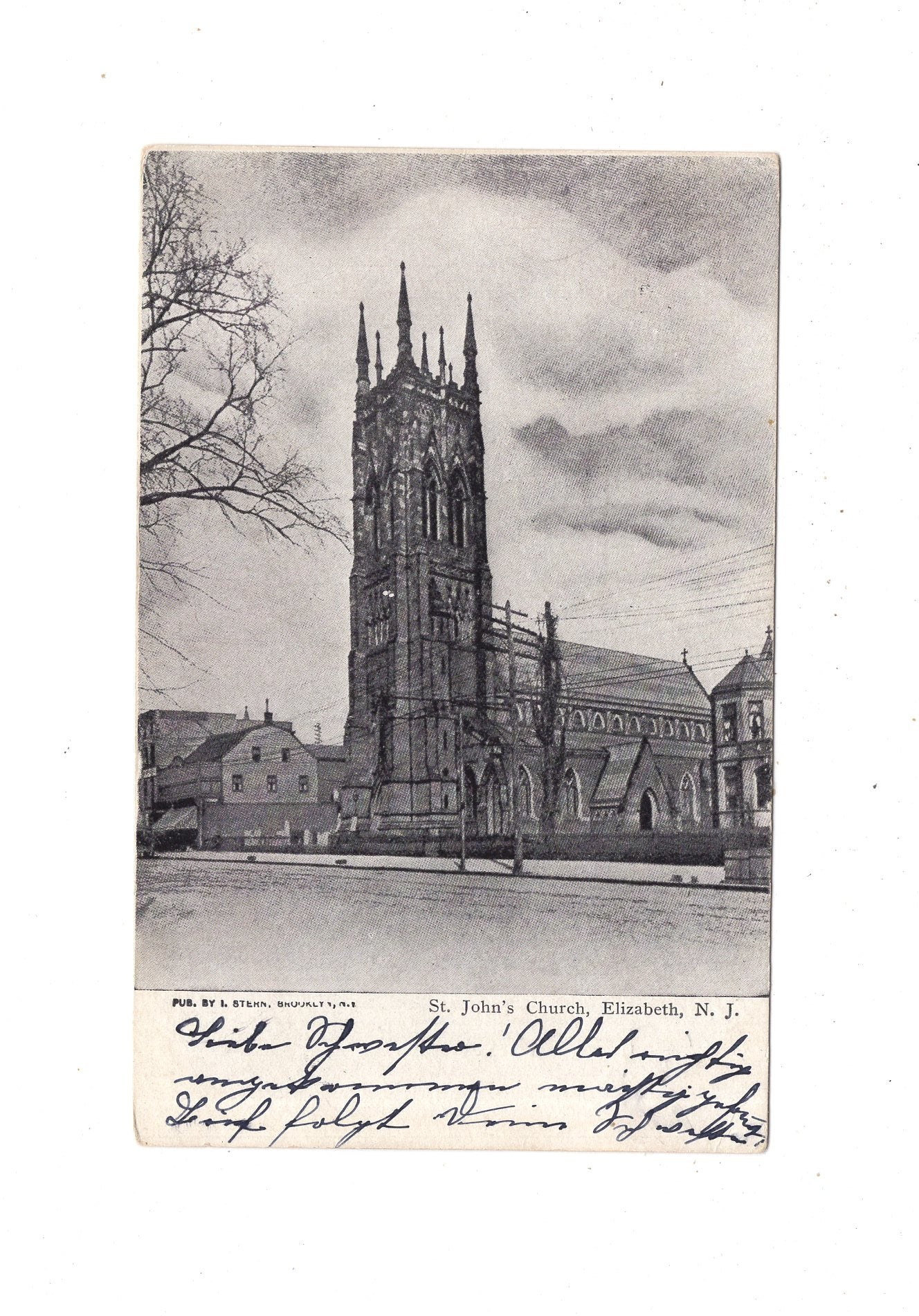 Ansichtskarte St. John´s Church / Elizabeth / New Jersey / USA / M1-67