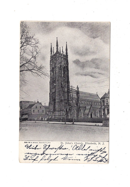 Ansichtskarte St. John´s Church / Elizabeth / New Jersey / USA / M1-67