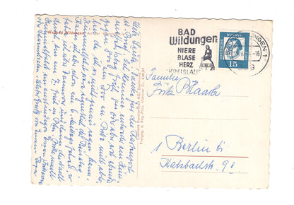 Ansichtskarte Bad Wildungen / An der Wandelhalle
