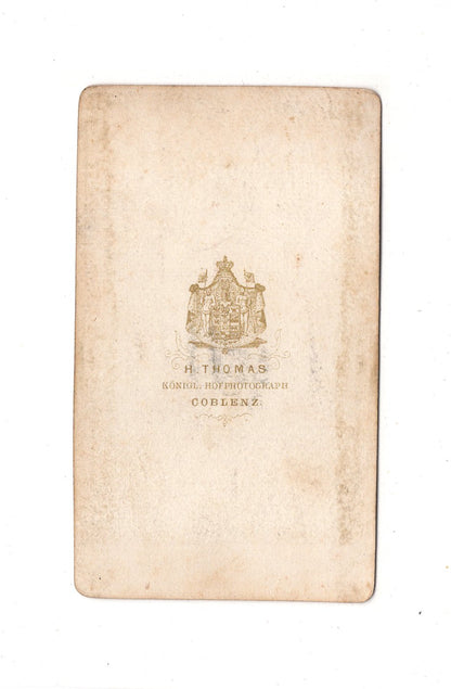 Fotografie Herrenportrait - Koblenz 1860er / CDV C1-19