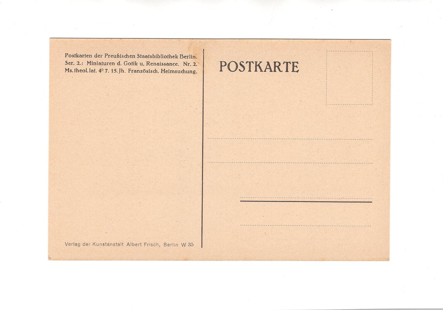 Ansichtskarte / Kunst Postkarte der Preußischen Staatsbibliothek Berlin