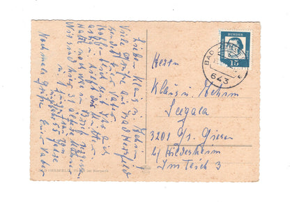 Ansichtskarte Bad Hersfeld / Partie im Kurpark