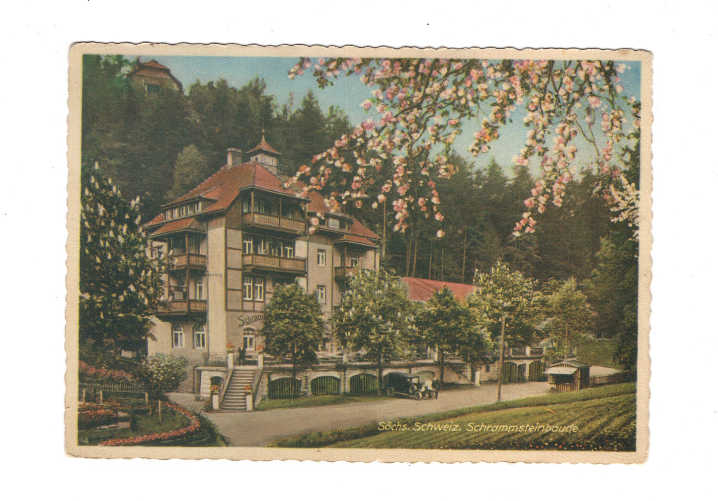 Ansichtskarte Sächsische Schweiz / Schrammsteinbaude