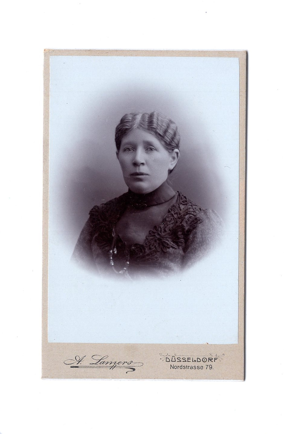 Fotografie Damenportrait - Düsseldorf um 1900