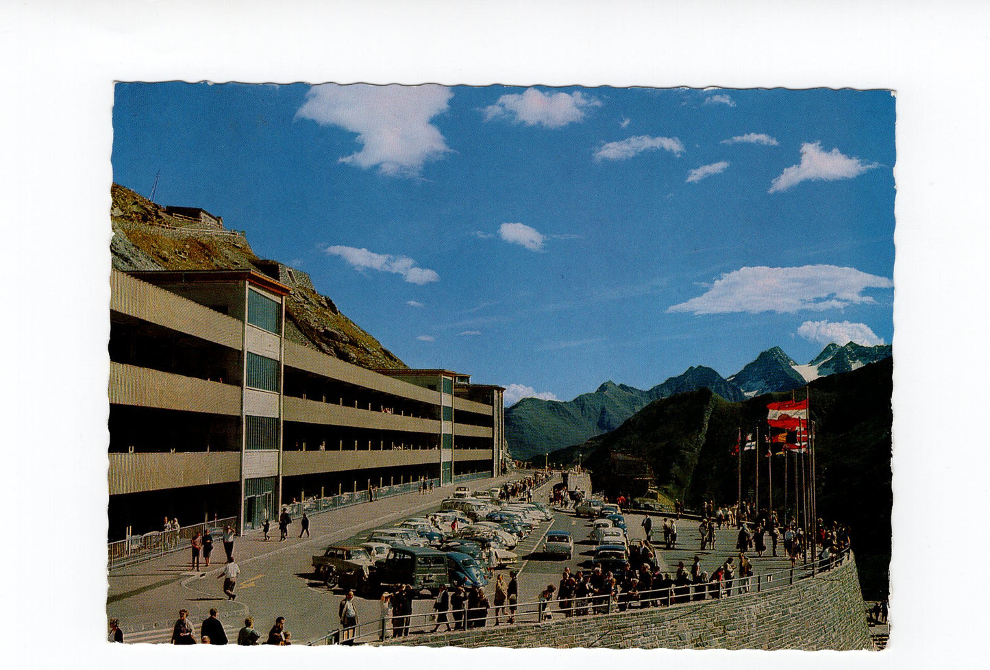 Ansichtskarte Großglockner-Hochalpenstraße / Parkplatz Freiwandeck / Österreich