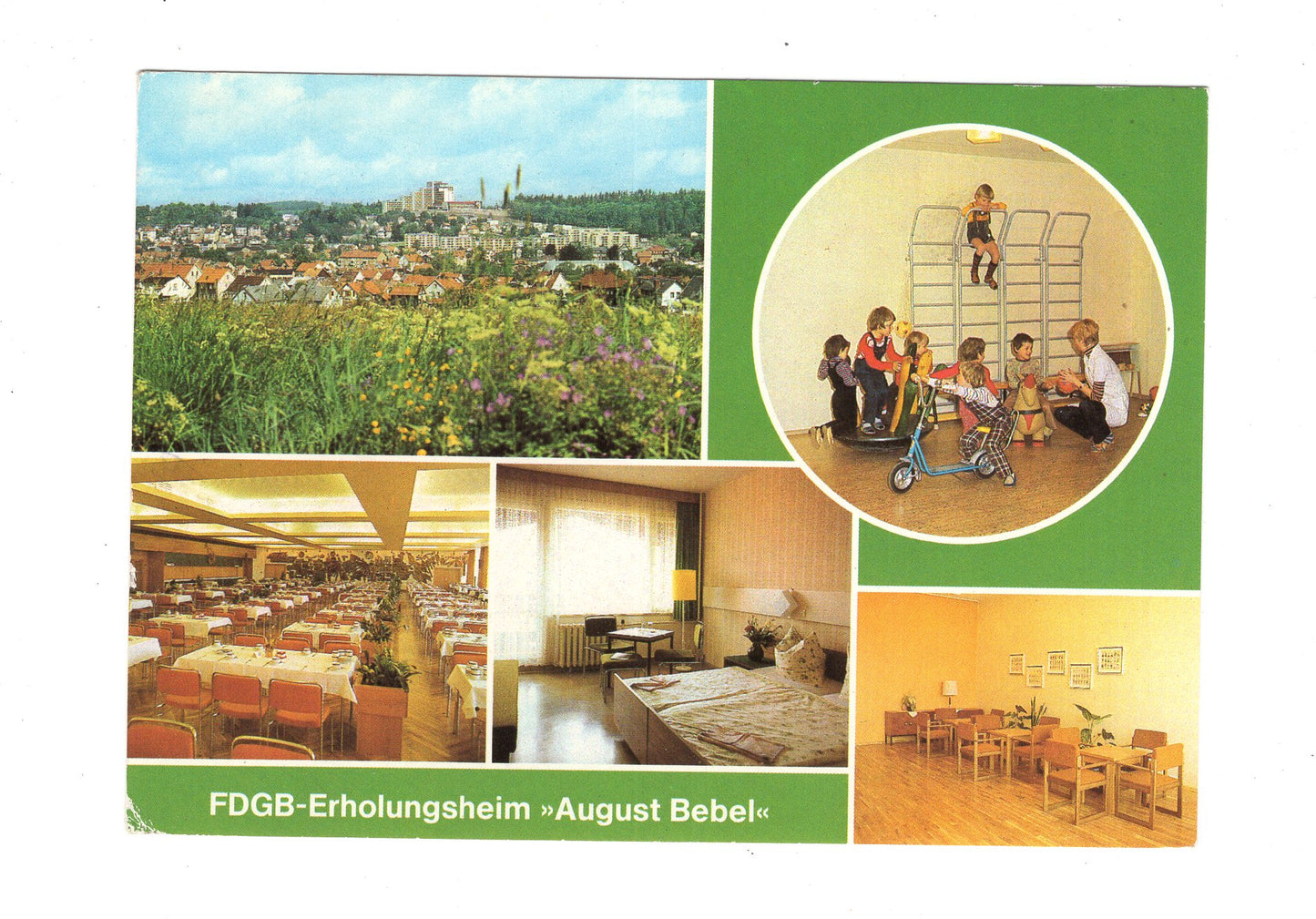 Ansichtskarte Friedrichroda / FDGB-Erholungsheim August Bebel