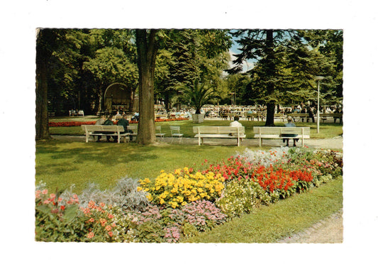 Ansichtskarte Bad Hersfeld / Partie im Kurpark