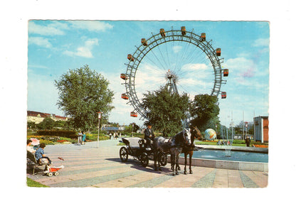 Ansichtskarte Wien / Prater / Riesenrad / Österreich