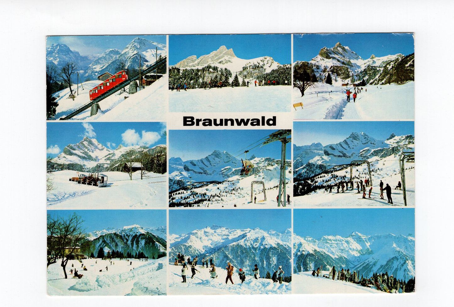 Ansichtskarte Braunwald / Schweiz