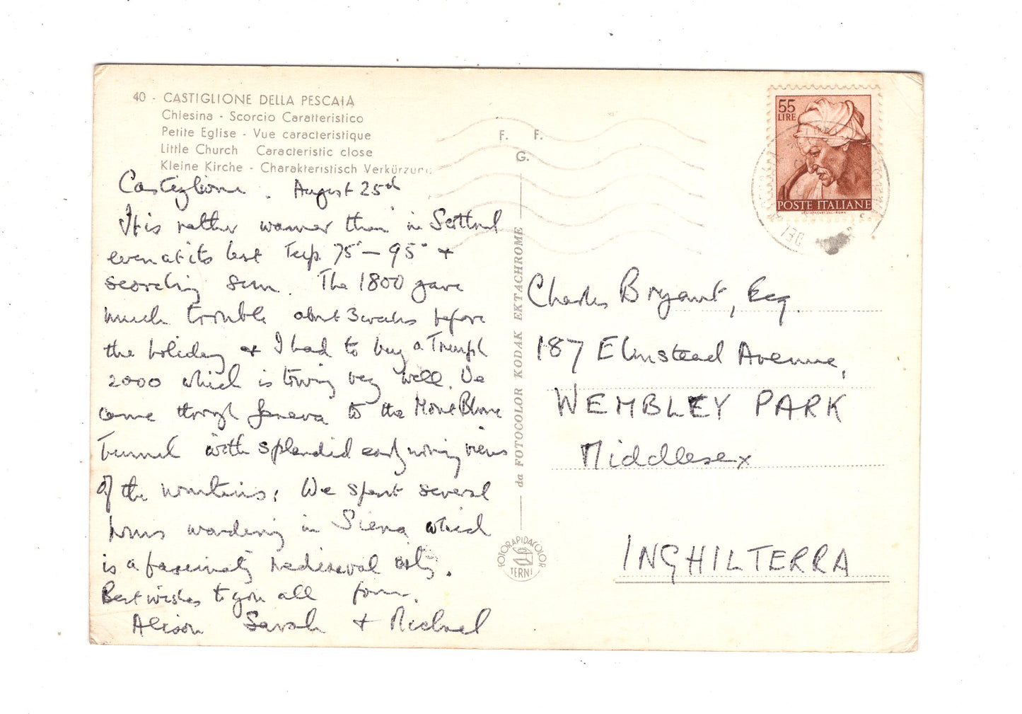 Ansichtskarte Castiglione della Pescaia / Italien / N1-63