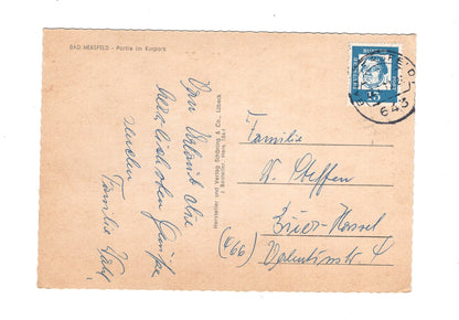 Ansichtskarte Bad Hersfeld / Partie im Kurpark