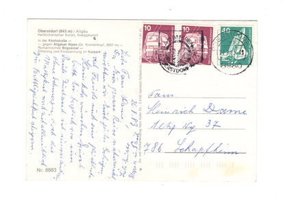 Ansichtskarte Oberstdorf im Allgäu / H1-53