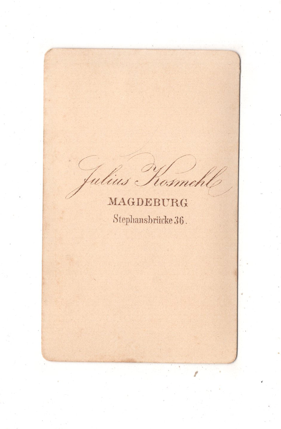 Fotografie Soldat - Magdeburg 1860er / CDV M1-04