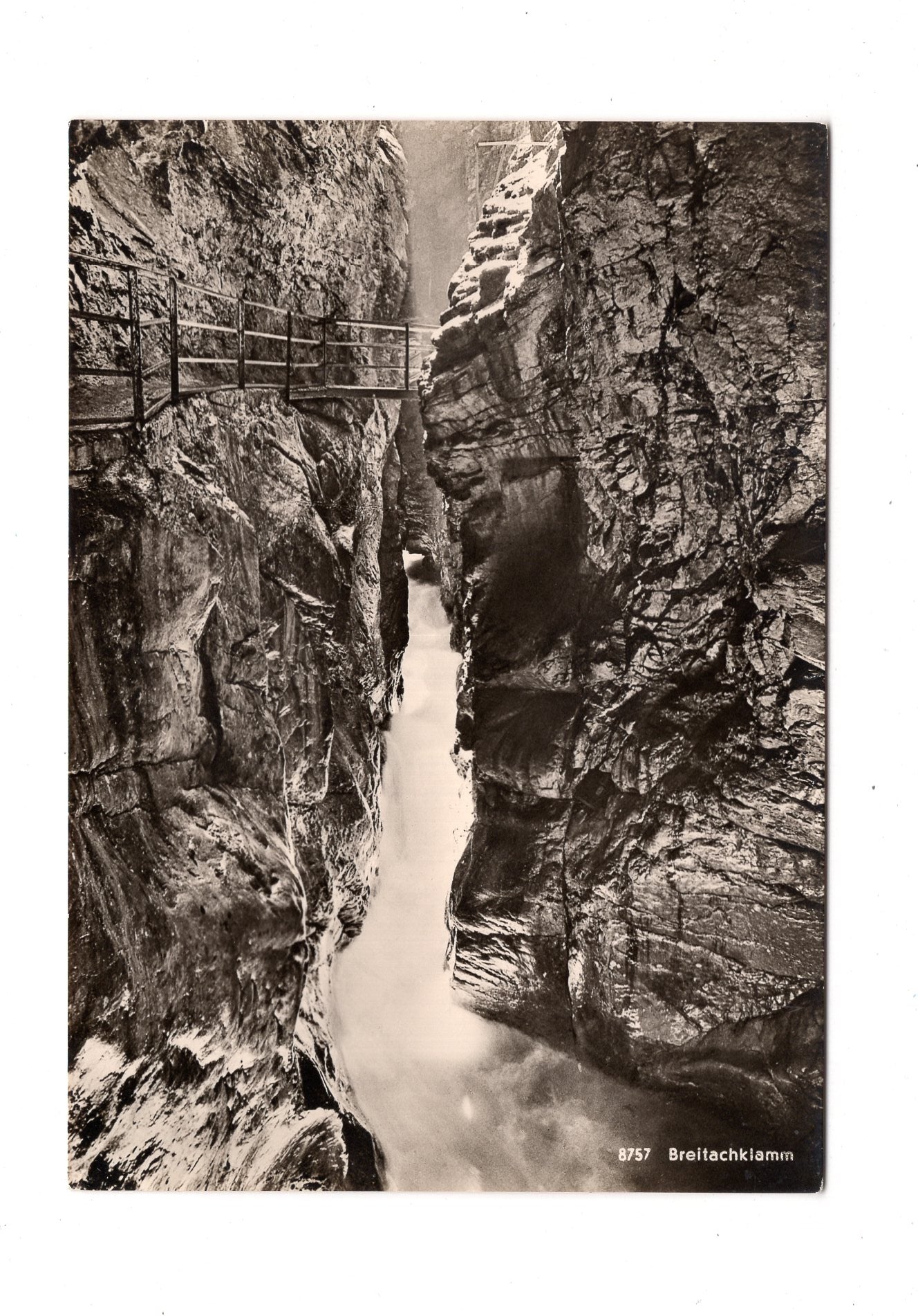 Ansichtskarte Breitachklamm bei Oberstdorf / Allgäu