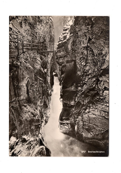 Ansichtskarte Breitachklamm bei Oberstdorf / Allgäu